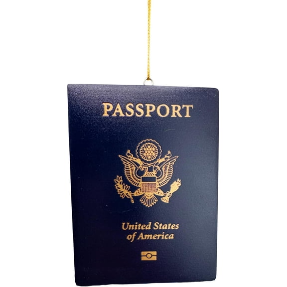 Passport Christmas Tree Travel The World Ornament