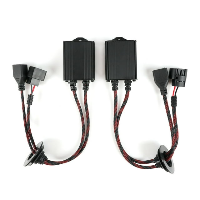 ARC Lighting Headlight Wiring Harness 20262 Tiny Monster; For Use With PSX26W/PSX24W/P13W Bulb; Set Of 2