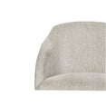 thumbnail image 2 of JERFIT Modern Accent Chair with Square Base, Upholstered Lounge Chair for Living Room, Bedroom, Cozy Polyester Fabric, Beige, 2 of 5