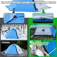 thumbnail image 4 of Lightweight 2-Person Backpacking Tent, IC ICLOVER Waterproof Two Doors Easy Setup Double Layer Outdoor Tent for 4 Seasons Camping Hiking and Mountaineering - Blue, 4 of 9