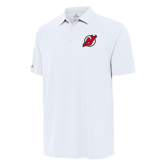 Men's Antigua White New Jersey Devils Era Polo