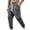 Gray, variant on JUUYY Men's Multi-Pocket Cargo Pants Loose Fit Elastic Waist Drawstring Jogger Pants Outdoor Hiking Travel Casual Long Trousers Blue M