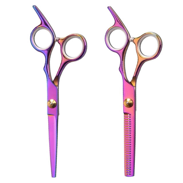 Hair Cutting Scissor Thinning Shear Set, Hairdressing Thinning/Texturizing Shears/Scissors, Salon Hair Scissors