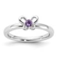 thumbnail image 2 of Auriga Fine Jewelry 925 Sterling Silver Amethyst Ring for Women Size 9, 2 of 6