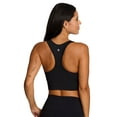 thumbnail image 2 of RBX Active Women's Buttery Soft Fitted Cropped Racerback Sports Bra Tank Top With Shelf Bra, 2 of 3