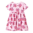 thumbnail image 4 of Kogui Summer Dresses for Little Girls Toddler Baby Girl Dress Clothes Girls Dresses Kids Clothing 4T 5T (Pink,4-5 Years), 4 of 9