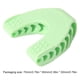 thumbnail image 3 of Ejercitador Facial De Silicona Entrenador De Músculos Faciales Para Hombres Y Mujeres Verde, 3 of 4