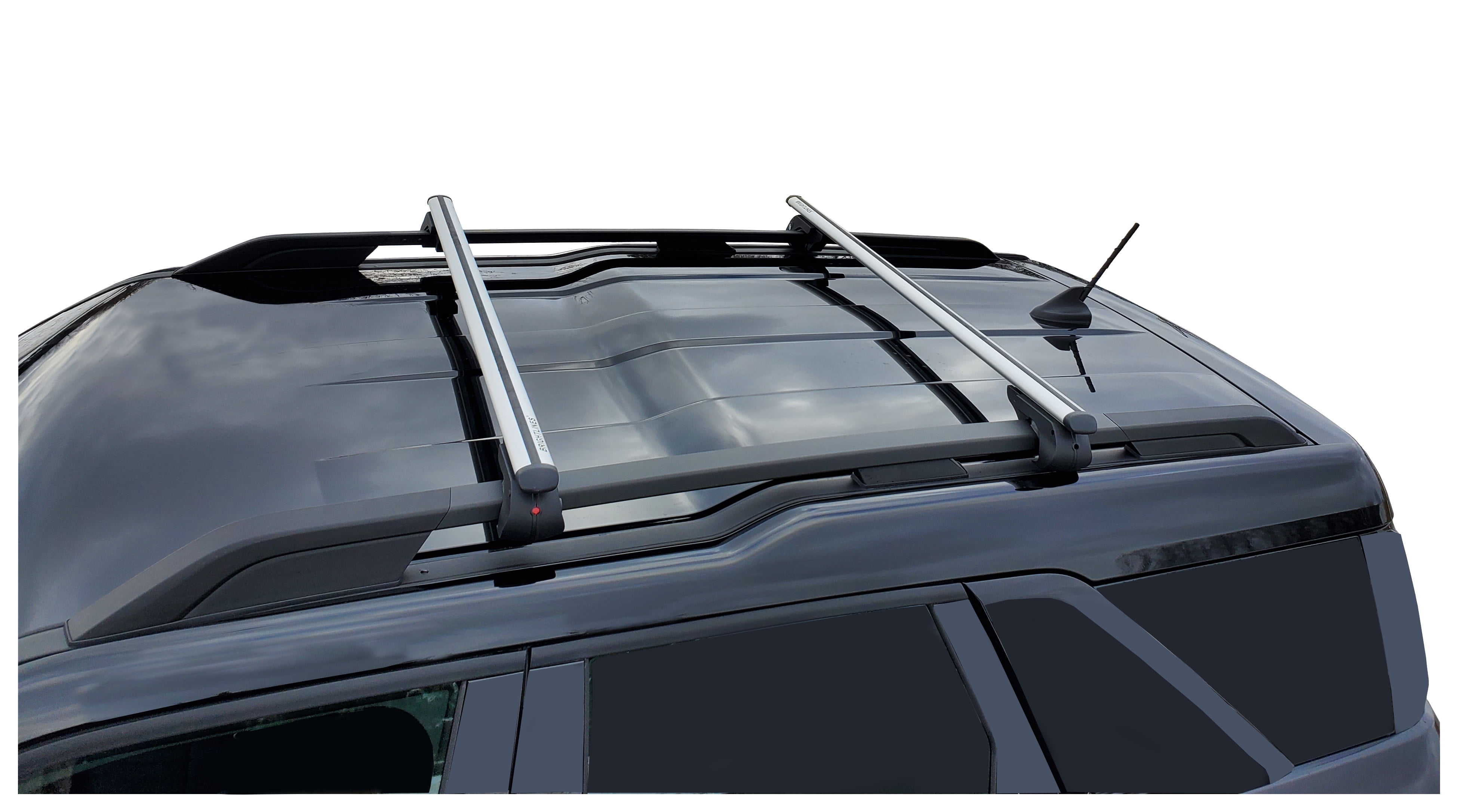 AUXPACBO Cross Bars Fits for Ford Bronco Sport First Edition 2021 & Outer-Banks 2022 & Badlands 2021-2022 Off-Road Adjustable Roof Rack Crossbar Luggage Rack Cargo Carrier 2Pcs 