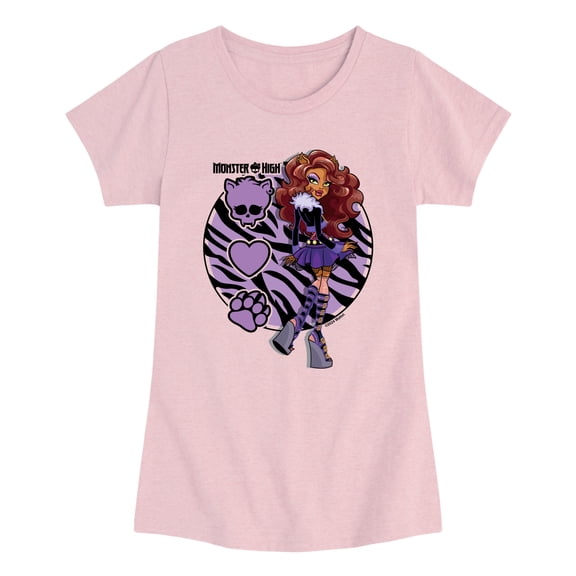 Monster High - Clawdeen Fitted Short Sleeve Graphic T-Shirt
