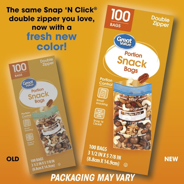 Great Value Snack Bags (3pk) - Walmart Business Supplies