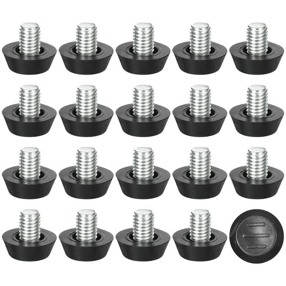 Adjustable Furniture Levelers, 20Pack M8x10mm Furniture Leveling Leg Screw in Threaded for Table, Chair
