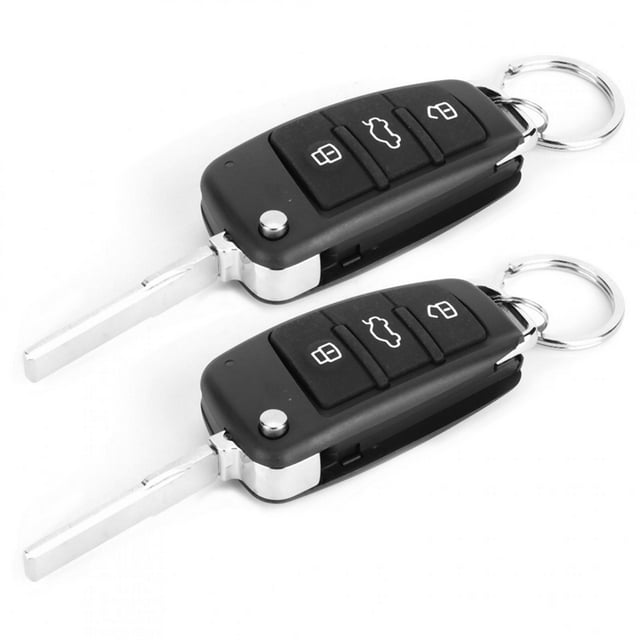 Keyless Entry System Central Lock Kit Car Accessories Universal Car Alarm System 3 Buttons Keyless Central Lock Remote Control Kit Black
