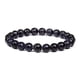 thumbnail image 1 of Pulsera de turquesa negra natural EZLIFE 8 mm para hombres y mujeres, 1 of 1