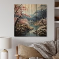 thumbnail image 2 of Designart "Asian Art Eastern gracefulness IV" Asian Print on Natural Pine Wood, 2 of 5