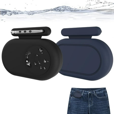 LELINKER for Samsung Smart Tag 2 Case with Pin for Kids, 2 Pack Waterproof Hidden Holder Clip for Toddlers Elderly