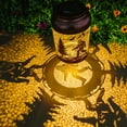 thumbnail image 3 of Solar Lanterns Outdoor Waterproof Hanging Solar Lights Big Foot Sasquatch Gifts for Men Women Metal Decorative LED Lanterns for Yard, Patio, Lawn, Pathway, Landscape, Garden Decor, 3 of 9