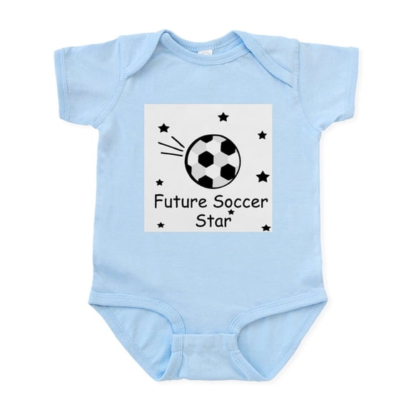 CafePress - Future Soccer Star Infant Bodysuit - Baby Light Bodysuit, Size Newborn - 24 Months