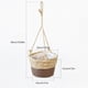 thumbnail image 2 of Colgador de plantas for interior, cesta colgante con cuerda y forro impermeable, macetero tejido for colgar, 2 of 7