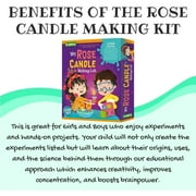 Mighty Mojo Explore STEM Rose Candle Making Lab DIY Kit Home Science Set