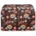 thumbnail image 1 of UNICEU Candy Coffee Print Toaster Cover 2 Slience Christmas Home Decor Fingerprint Protection Toaster Dus Cover for Bread Maker Kitchen Small Appliance Protection Storage Bags,Size S, 1 of 7