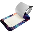 thumbnail image 2 of Square 2Pack PU Leather Galaxy Cruise Luggage Tag with Privacy Cover and Name ID Tag for Travel Handbags Backpacks Luggage Tags, 2 of 6