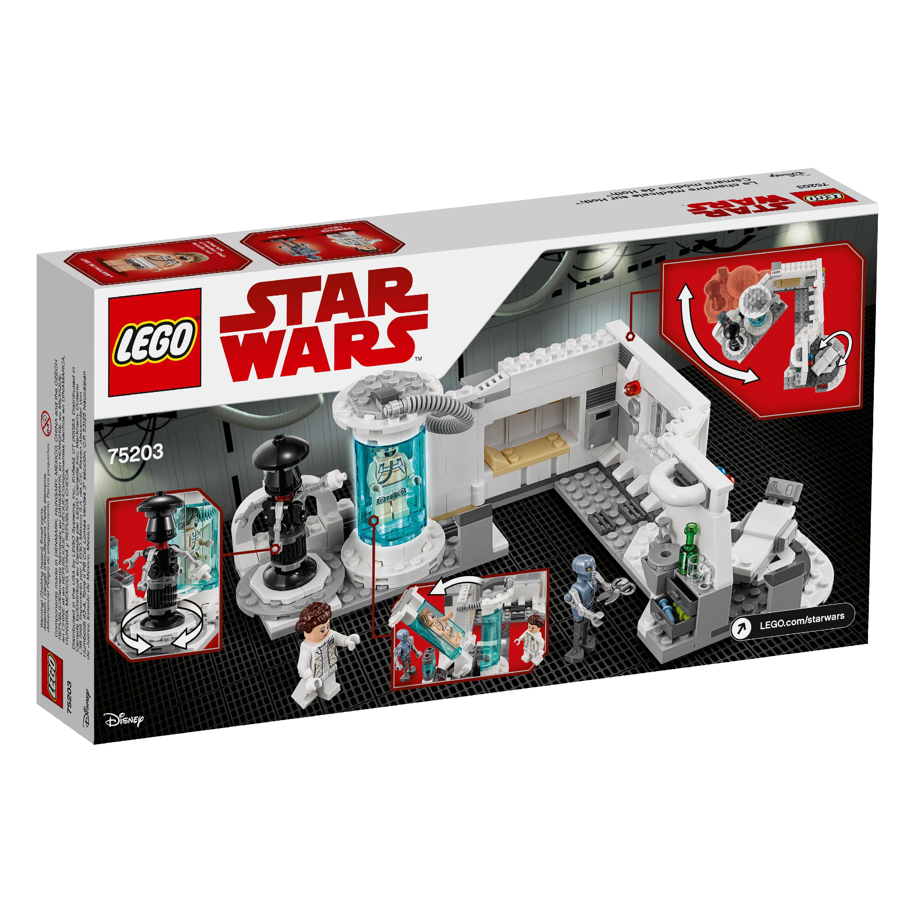 LEGO Star Wars Episode V Minifig Luke Skywalker at Hoth Medical Chamber 