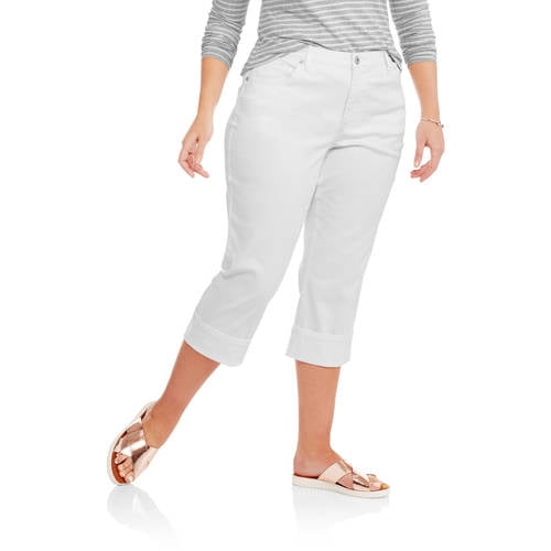 faded glory denim capris