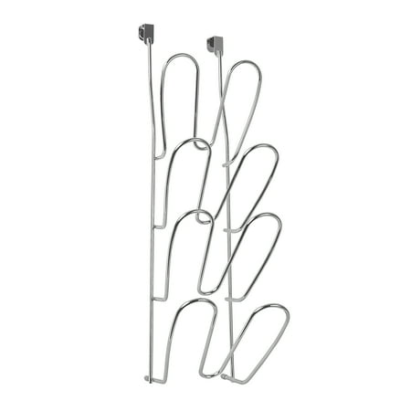 Pot Lid Organizers - Spectrum Diversified Bloom Over the Cabinet Lid Organizer, Chrome, 22670