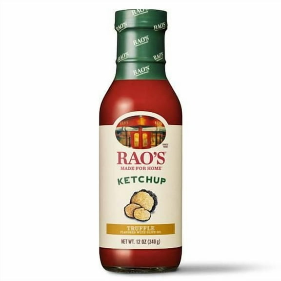 Rao’S Made For Home Truffle Flavored Tomato Ketchup, 12Oz Bottle - Pack of 2