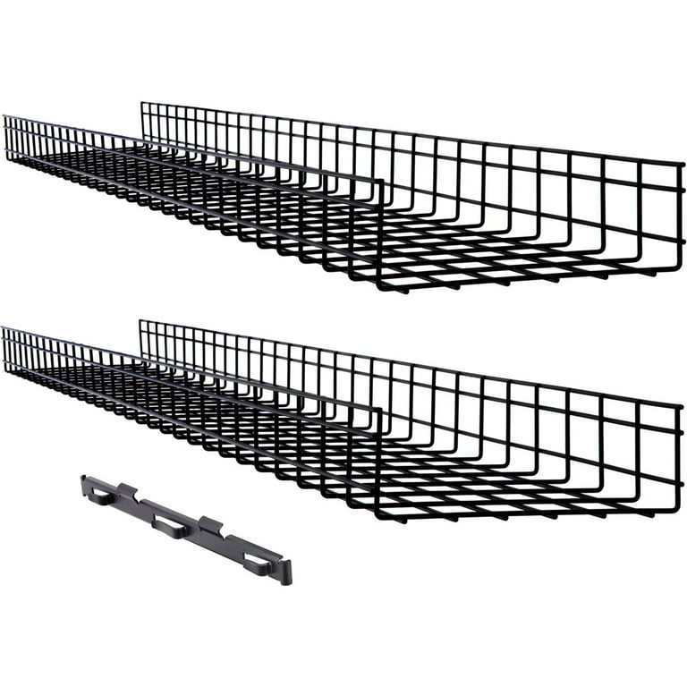 Black C8 Wire Mesh Cable Tray for Hazardous & Aggressive Cable