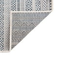 thumbnail image 2 of Unique Loom Outdoor Striped Collection Area Rug - Maia (7' 10" Octagon Light Blue/Ivory), 2 of 6