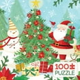 thumbnail image 3 of Ceaco Tracy Flickinger Santa Decorates the Tree 100-Piece Interlocking Jigsaw Puzzle for Children Ages 6+, 3 of 7