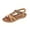 Yellow, variant on Virmaxy Womens Fashion Non-slip Women Large Bohemian Elastic Rhinestone Flower Roman Sandals Brown 36