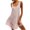 Pink, variant on HomeGardon Nightgowns for Women,Summer Dresses Women Fashion Temperament Solid Solid Dress Pajamas Dress Suspenders,S-XL