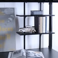 thumbnail image 3 of Pemberly Row Metal Full over Workstation Bunk Bed in Black, 3 of 8