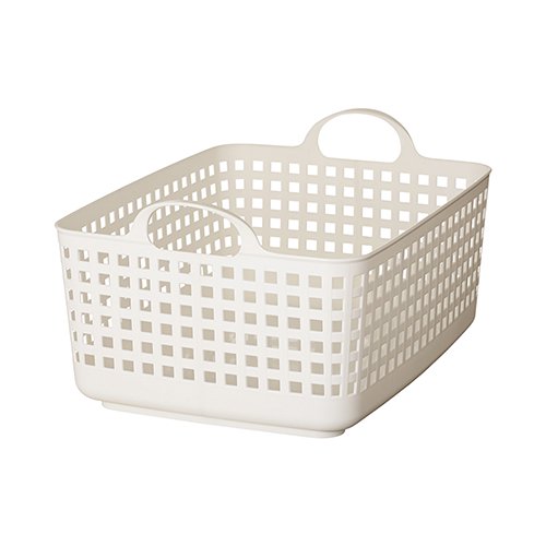 Likeit Plastic Bath Basket, White
