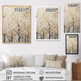 thumbnail image 4 of Designart "Artwork Featuring A Harmonious Beige Tree I" Landscape Trees Wall Decor, 4 of 7