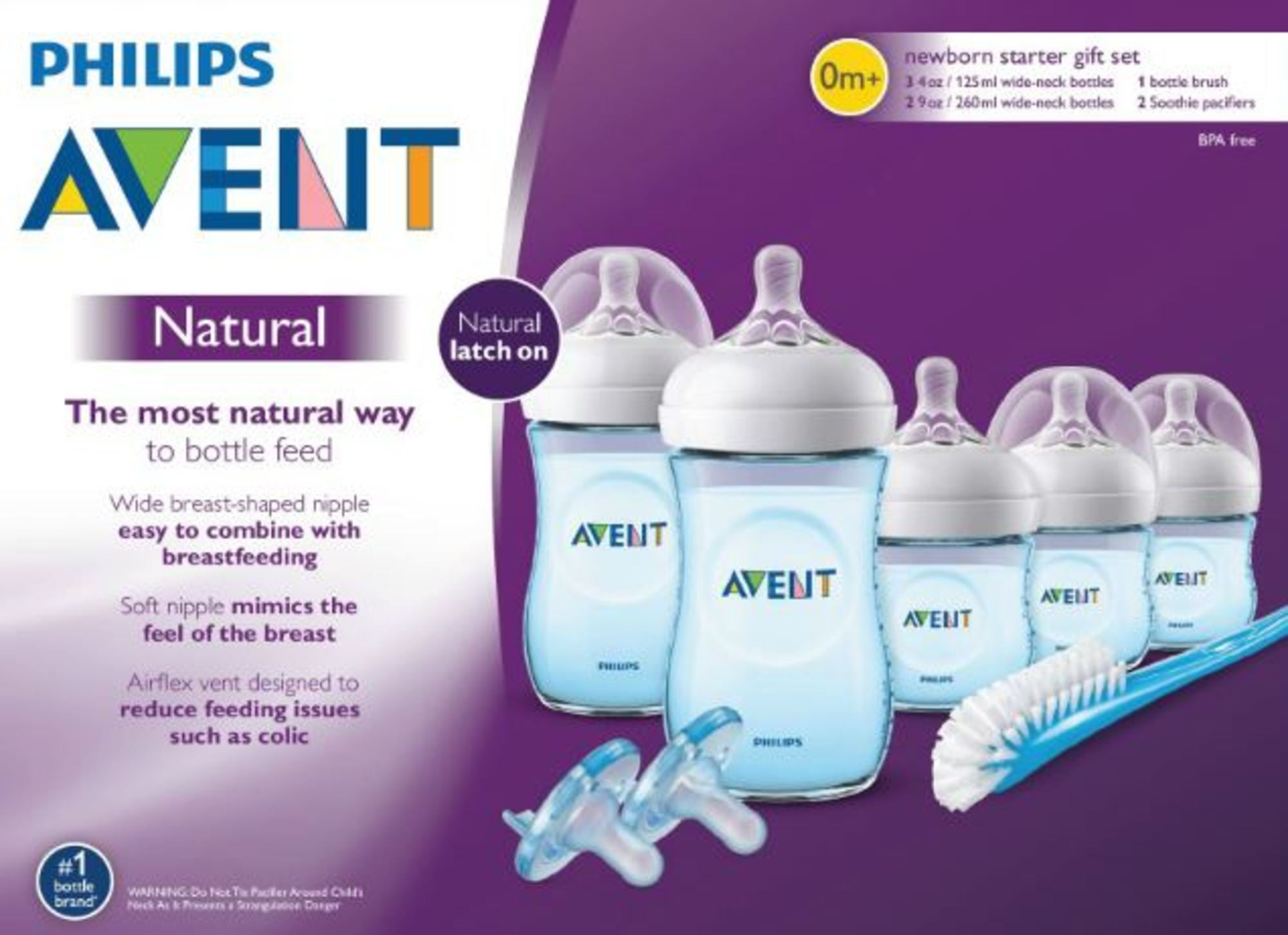 Philips Avent Bottle brush and pacifier blue