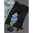 thumbnail image 3 of Blue Hyacinths T-Shirt Women -Image by Shutterstock, Female Small, 3 of 4