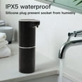 thumbnail image 5 of Soap Dispenser, Automatic Foaming Hand Soap Dispenser Touchless Foam Soap Dispenser Rechargeable Bathroom Countertop Soap Pump for Kids Xmas Gift 300ml-BLACK, 5 of 6