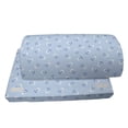 thumbnail image 4 of Floral Foot Rest, Small Spring Flowers on Blue Background Romantic Retro Pattern, Non-Slip Backing Adjustable Ergonomic Memory Foam Leg Support for Office, Blue Violet Pale Blue, by Ambesonne, 4 of 5