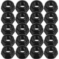 thumbnail image 1 of LOLIPPYY 50Pcs Black Stainless Steel Nylon Insert Locknuts Self Locking for Secure Bolts, 1 of 8