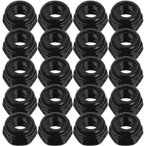 50pcs Stainless Steel Self Locking Nuts with Nylon Insert Anti Loosening Bolt Nuts for Secure Connections M5