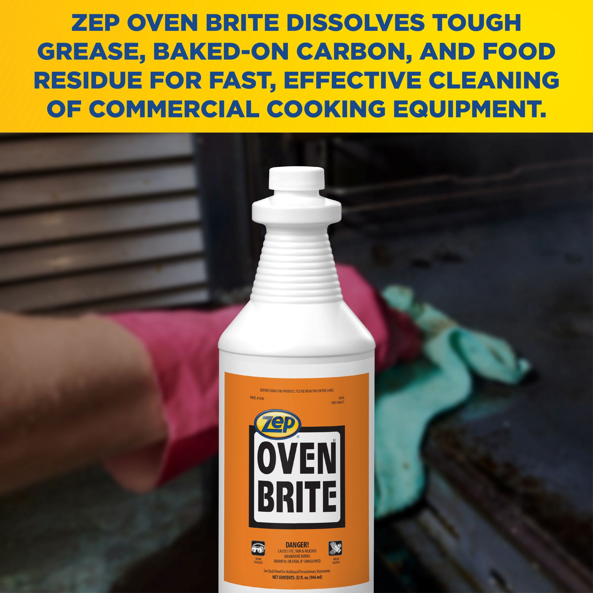 Zep Oven Brite 32oz Degreaser & Surface Cleaner - Case of 12