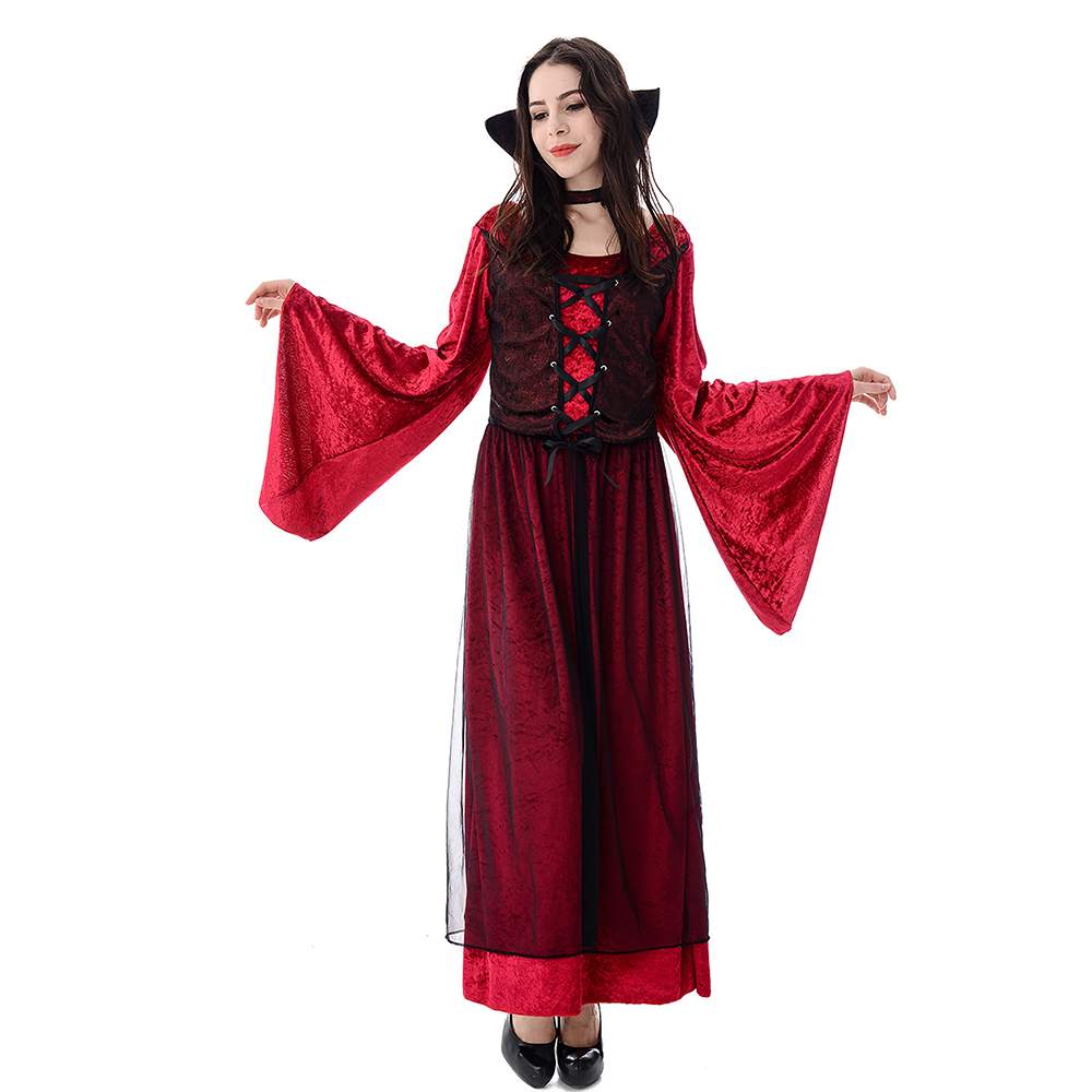 Adult Women Queen Vampire Cosplay Costume Gothic Princess Vampire Dress  Halloween Carnival Party Dress Masquerade Fancy Dress From Fashionclubwear,  $39.96