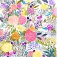 thumbnail image 2 of Atelier B Art Studio 26x26 Black Ornate Wood Framed with Double Matting Museum Art Print Titled - BUNDLE OF FLOWERS, 2 of 4