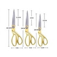 thumbnail image 2 of Fabric Scissors Professional Scissors for Leather Sewing shears for Tailoring Industrial Strength Zinc Alloy Tailor Shears Sharp for Home Office Artists Dressmakers, 2 of 4