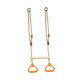 thumbnail image 5 of Juego de columpios con barra de trapecio, herramienta de entrenamiento sensorial, equipo de juegos con gimnasio Naranja, 5 of 9