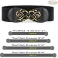 thumbnail image 6 of Women Stretchy Belts for Dresses Vintage Elastic Wide Waist Belts, 6 of 7