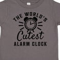 thumbnail image 4 of Inktastic The Worlds Cutest Alarm Clock Boys or Girls Toddler T-Shirt, 4 of 5